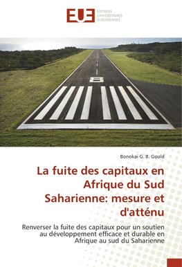 La fuite des capitaux en Afrique du Sud Saharienne: mesure et d'atténu