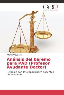 Análisis del baremo para PAD (Profesor Ayudante Doctor)