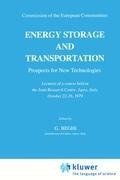 Energy Storage and Transportation: Prospects for New Technologies