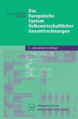 Das Europäische System Volkswirtschaftlicher Gesamtrechnungen