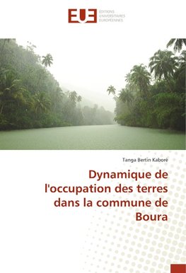 Dynamique de l'occupation des terres dans la commune de Boura