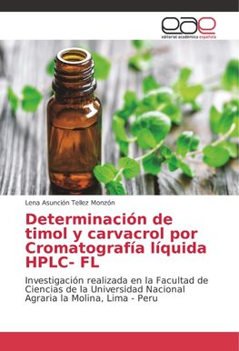 Determinación de timol y carvacrol por Cromatografía líquida HPLC- FL