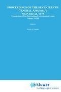 Transactions of the International Astronomical Union, Volume XVIIB