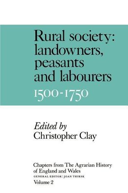 Chapters from the Agrarian History of England and Wales