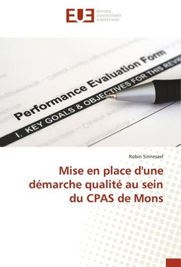 Mise en place d'une démarche qualité au sein du CPAS de Mons