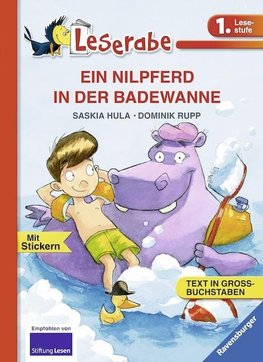 EIN NILPFERD IN DER BADEWANNE