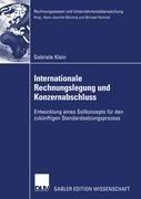 Internationale Rechnungslegung und Konzernabschluss