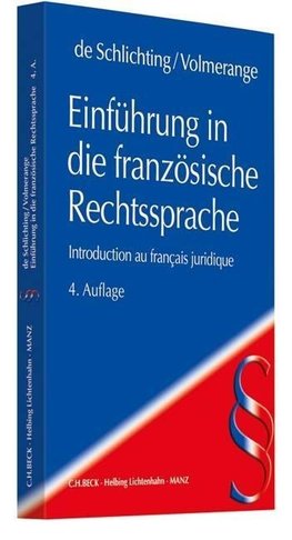 Einführung in die französische Rechtssprache