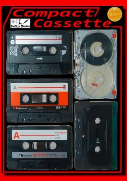 Compact Cassette - Meine Kassettensammlung - Sammelbuch/Notizbuch für Compact-Cassetten und MusiCassetten