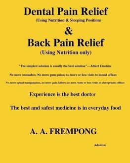 Dental Pain Relief & Back Pain Relief