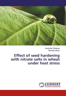 Effect of seed hardening with nitrate salts in wheat under heat stress