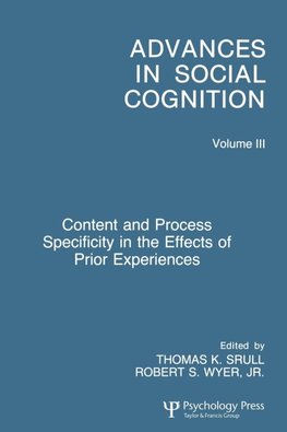 Content and Process Specificity in the Effects of Prior Experiences