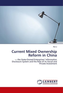 Current Mixed Ownership Reform in China