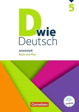 D wie Deutsch - Zu allen Ausgaben 5. Schuljahr - Arbeitsheft mit Lösungen