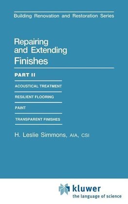 Repairing and Extending Finishes