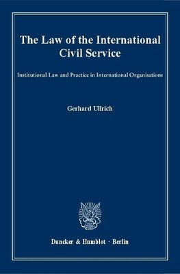 The Law of the International Civil Service