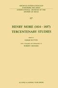 Henry More (1614-1687) Tercentenary Studies