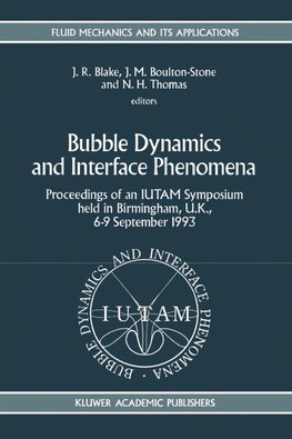 Bubble Dynamics and Interface Phenomena