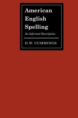 Cummings, D: American English Spelling