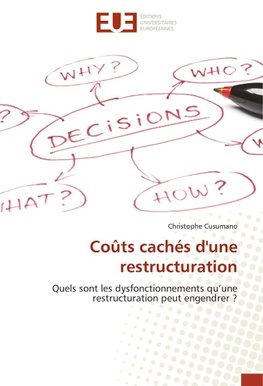 Coûts cachés d'une restructuration