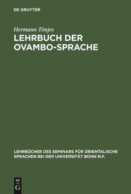 Lehrbuch der Ovambo-Sprache