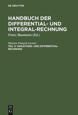 Variations- und Differential- Rechnung