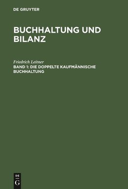 Die doppelte kaufmännische Buchhaltung