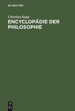 Encyclopädie der Philosophie