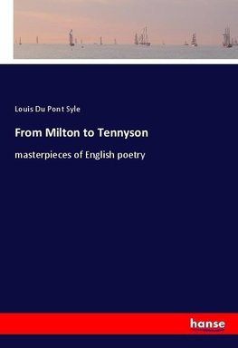 From Milton to Tennyson