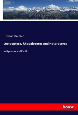 Lepidoptera, Rhopaloceres and Heteroceres