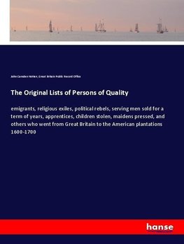 The Original Lists of Persons of Quality