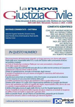 La Nuova Giustizia Civile (Anno 2, Numero 2)