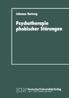 Psychotherapie phobischer Störungen