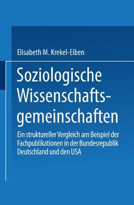 Soziologische Wissenschaftsgemeinschaften