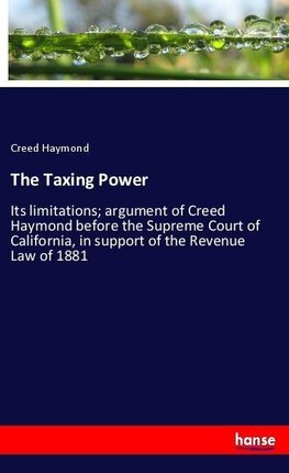 The Taxing Power