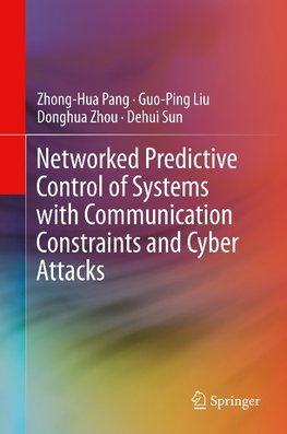 Networked Predictive Control of Systems with Communication Constraints and Cyber Attacks