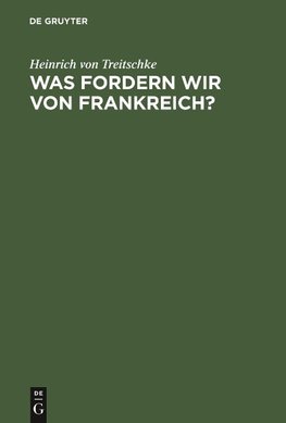 Was fordern wir von Frankreich?