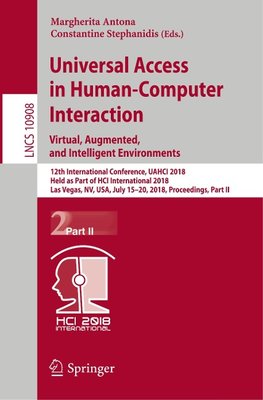 Universal Access in Human-Computer Interaction. Virtual, Augmented, and Intelligent Environments