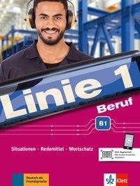 Linie 1 Beruf B1. Kurs- und Übungsbuch mit Audios