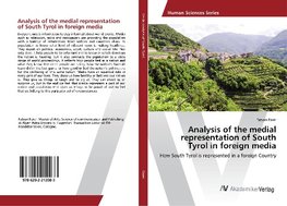 Analysis of the medial representation of South Tyrol in foreign media