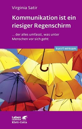 Kommunikation ist ein riesiger Regenschirm