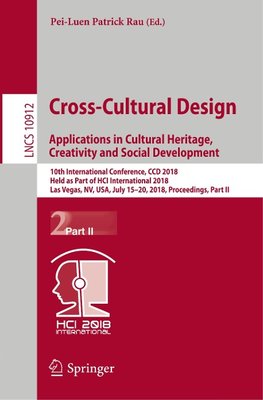 Cross-Cultural Design. Applications in Cultural Heritage, Creativity and Social Development