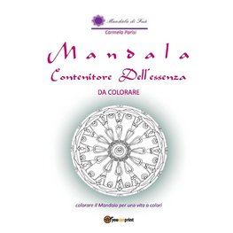 Mandala contenitore dell'Essenza da colorare