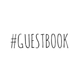 #GUESTBOOK, Guests Comments, B&B, Visitors Book, Vacation Home Guest Book, Beach House Guest Book, Comments Book, Visitor Book, Colourful Guest Book, Holiday Home, Retreat Centres, Family Holiday Guest Book (Hardback)