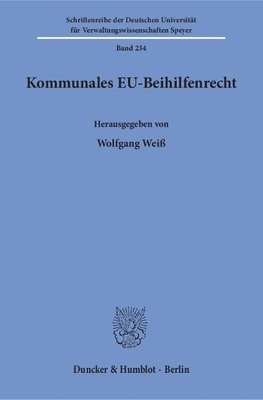 Kommunales EU-Beihilfenrecht.