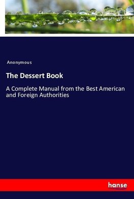 The Dessert Book