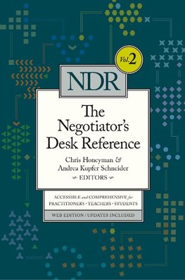 The Negotiator's Desk Reference