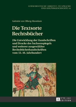 Die Textsorte Rechtsbücher