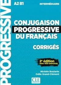 Conjugaison progressive du français. Niveau intermédiaire - 2ème édition. Corrigés