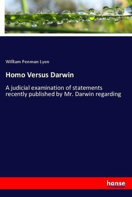 Homo Versus Darwin